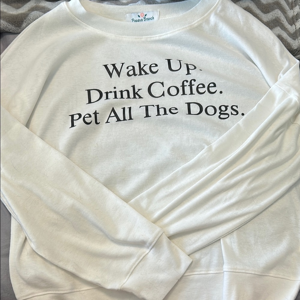 White Dog Lover Sweatshirt